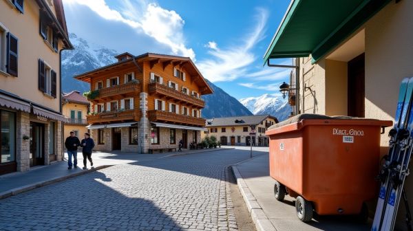 À Chamonix, découvrez des options de location de benne surprenantes