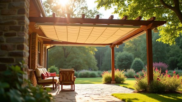 Gérer la chaleur avec une pergola avec store adapté